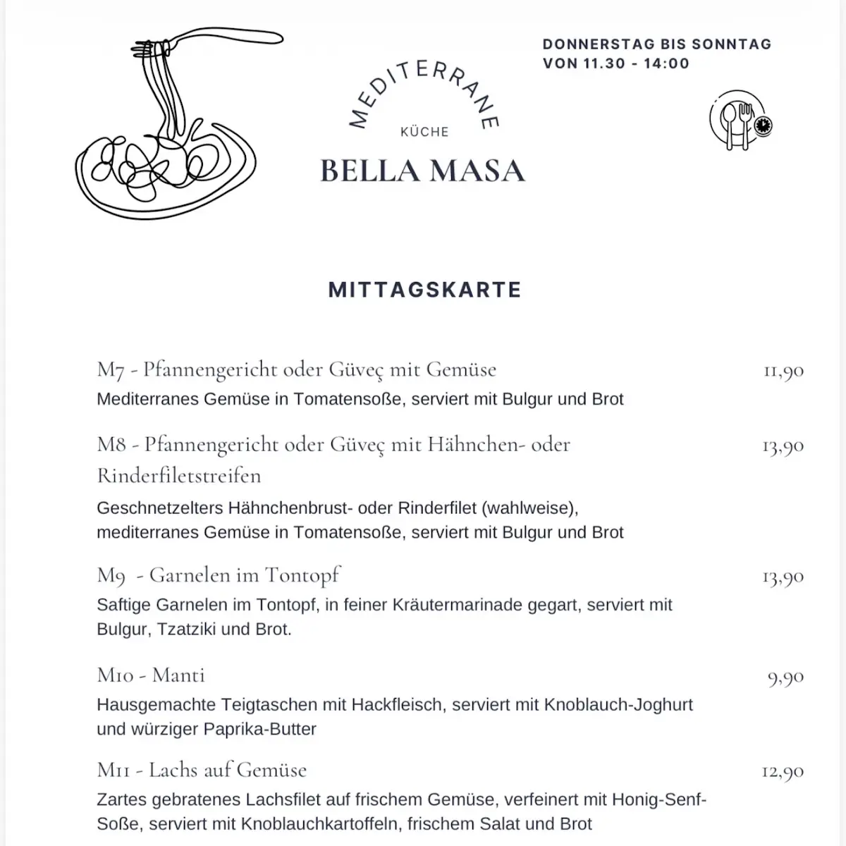 Speisekarte photo 2