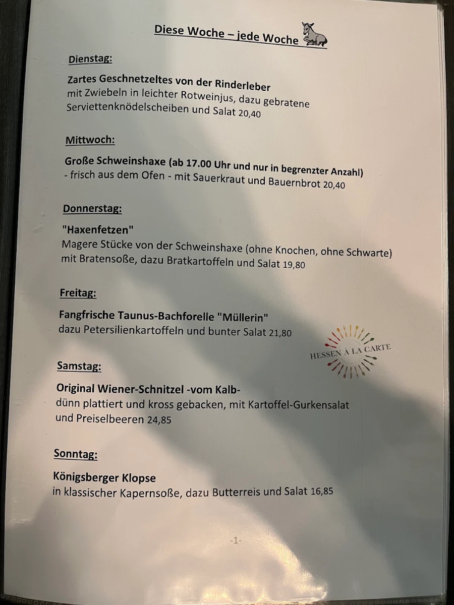 Speisekarte photo 2