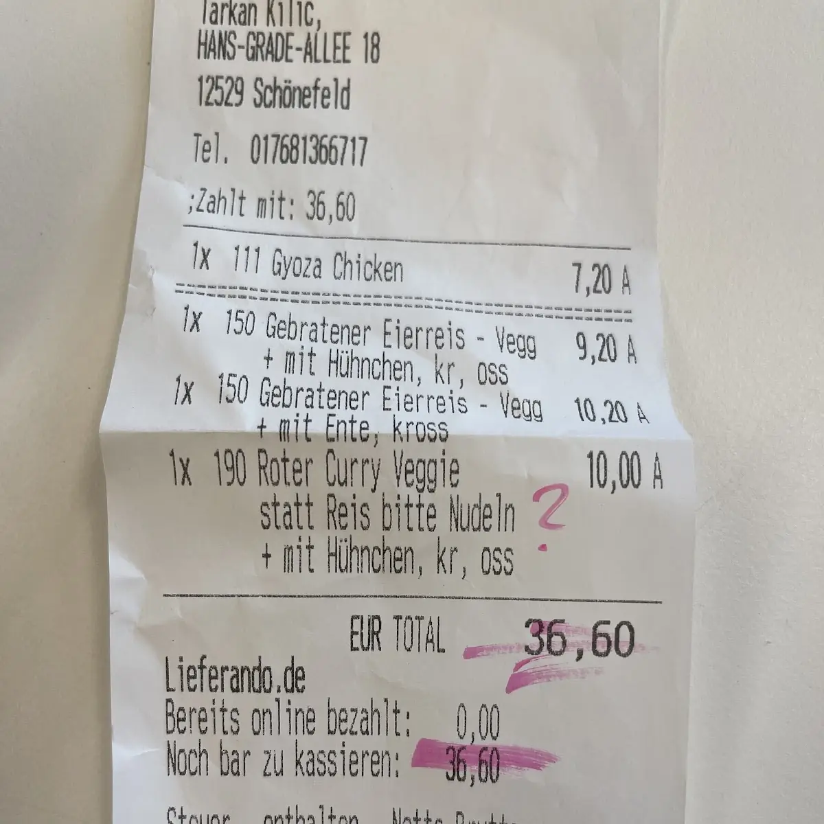 Speisekarte photo 3