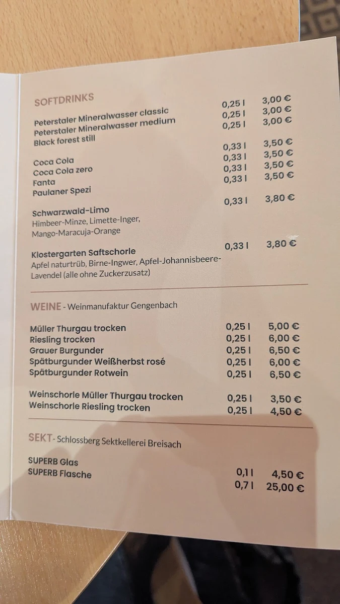 Speisekarte photo 1