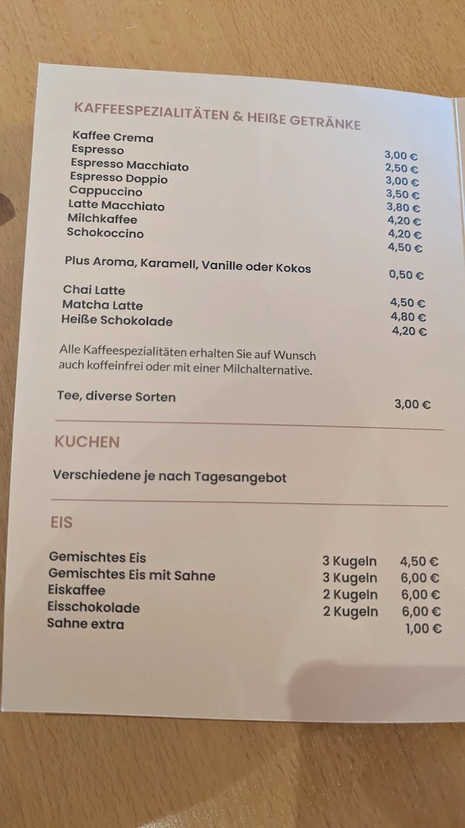 Speisekarte photo 2