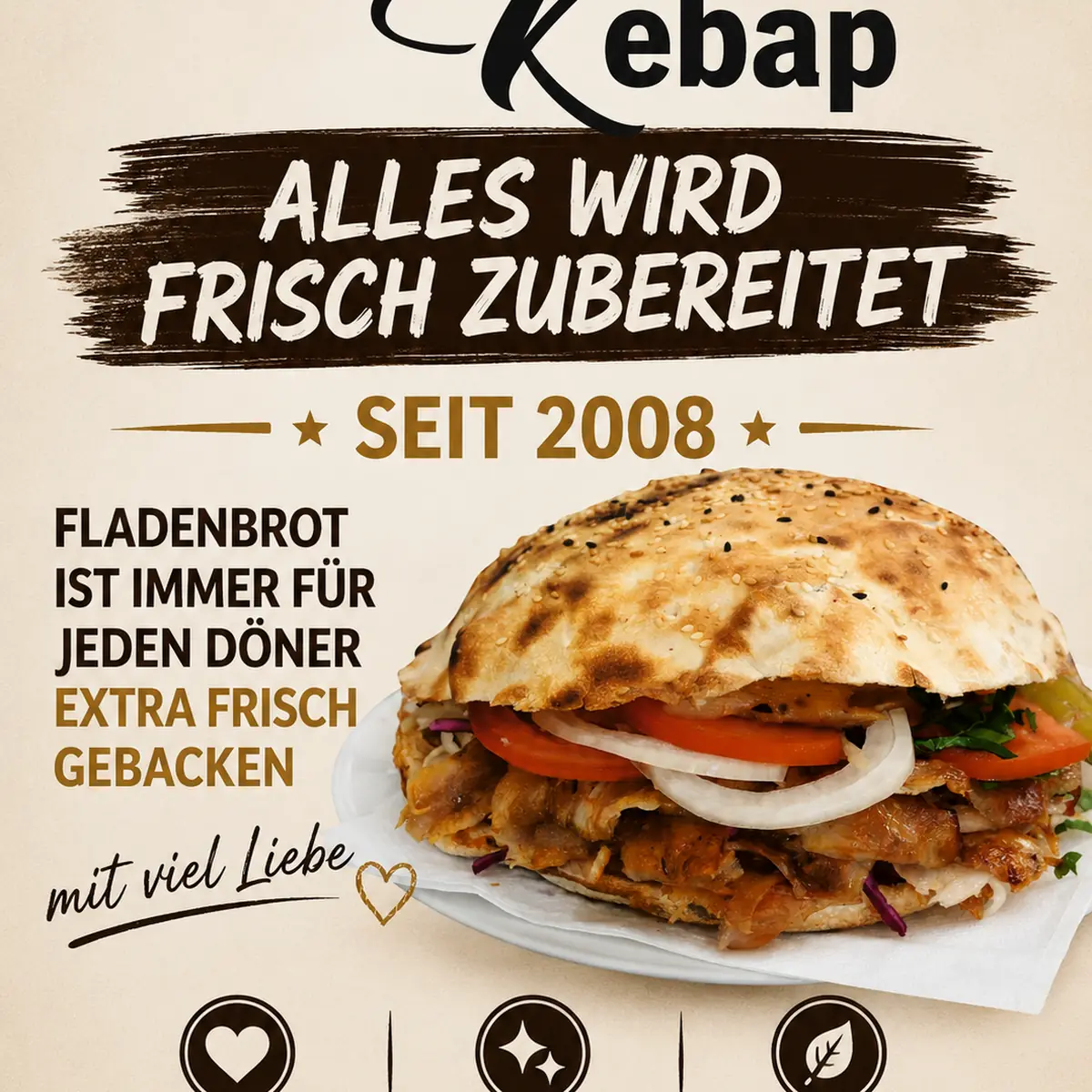 Speisekarte, Kral Döner & Pizza Haus