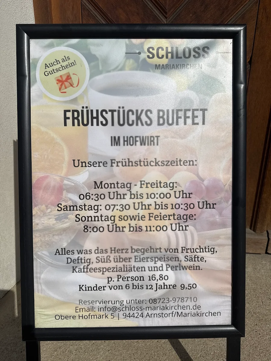 Speisekarte, Hofwirt