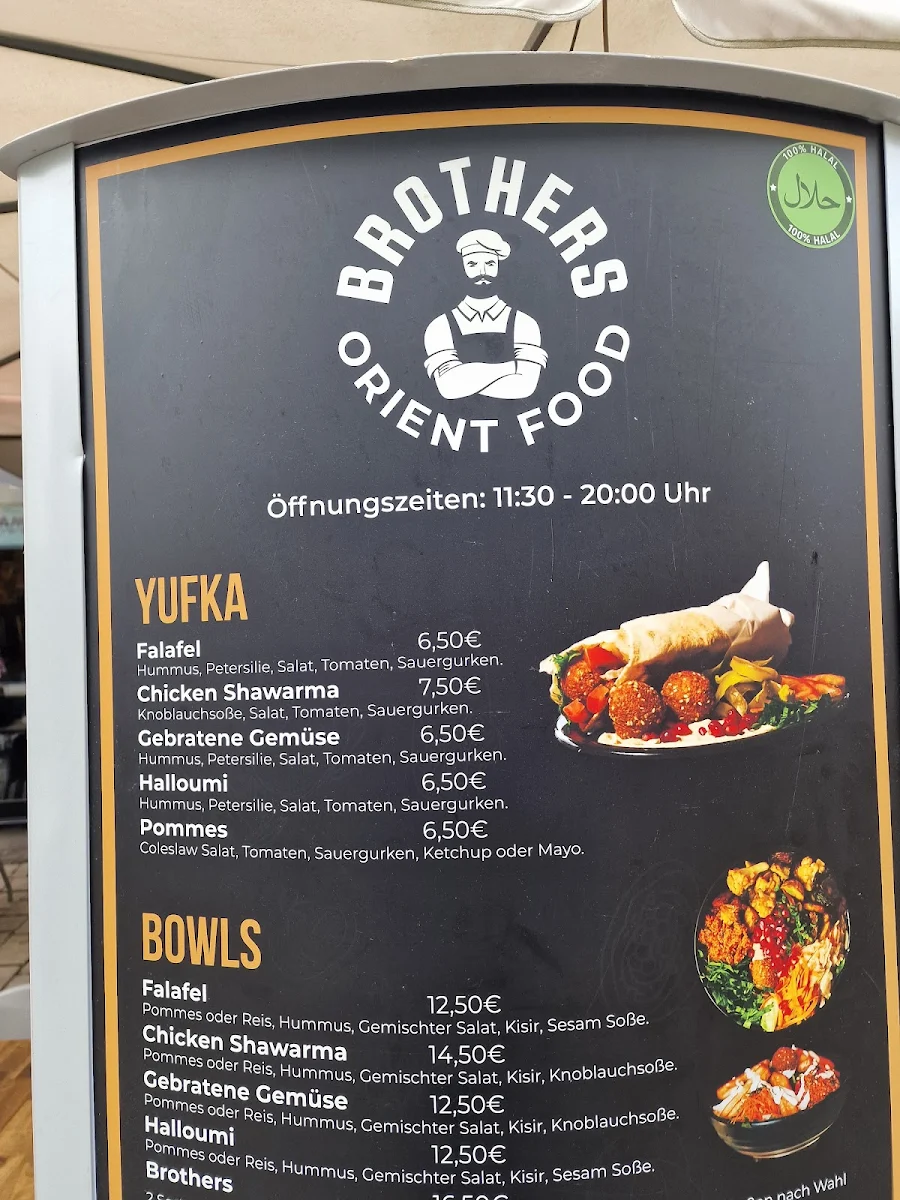 Speisekarte, Rolling Kebap