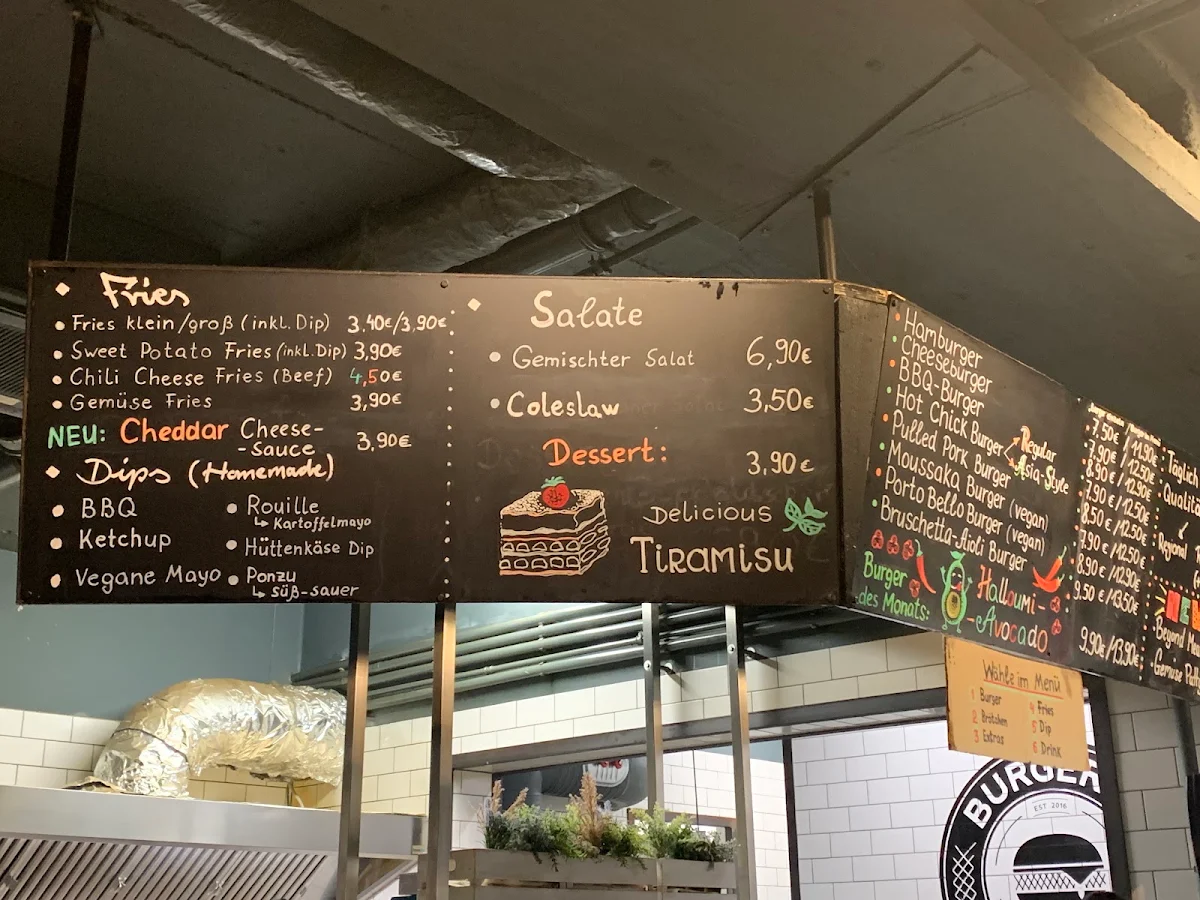 Speisekarte, Burgeria