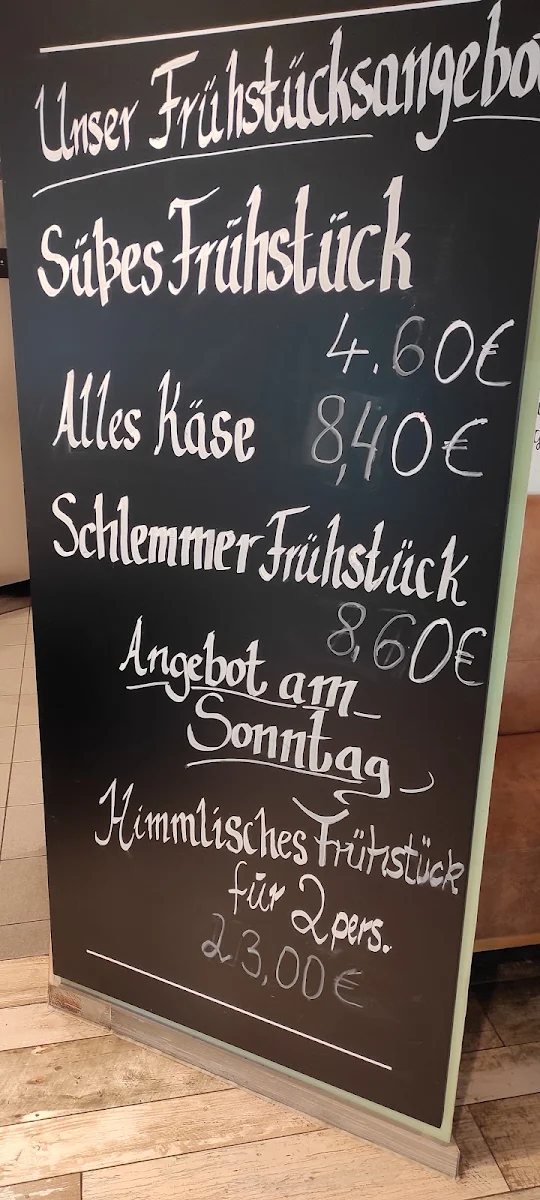Speisekarte, Bäckerei Wöbse