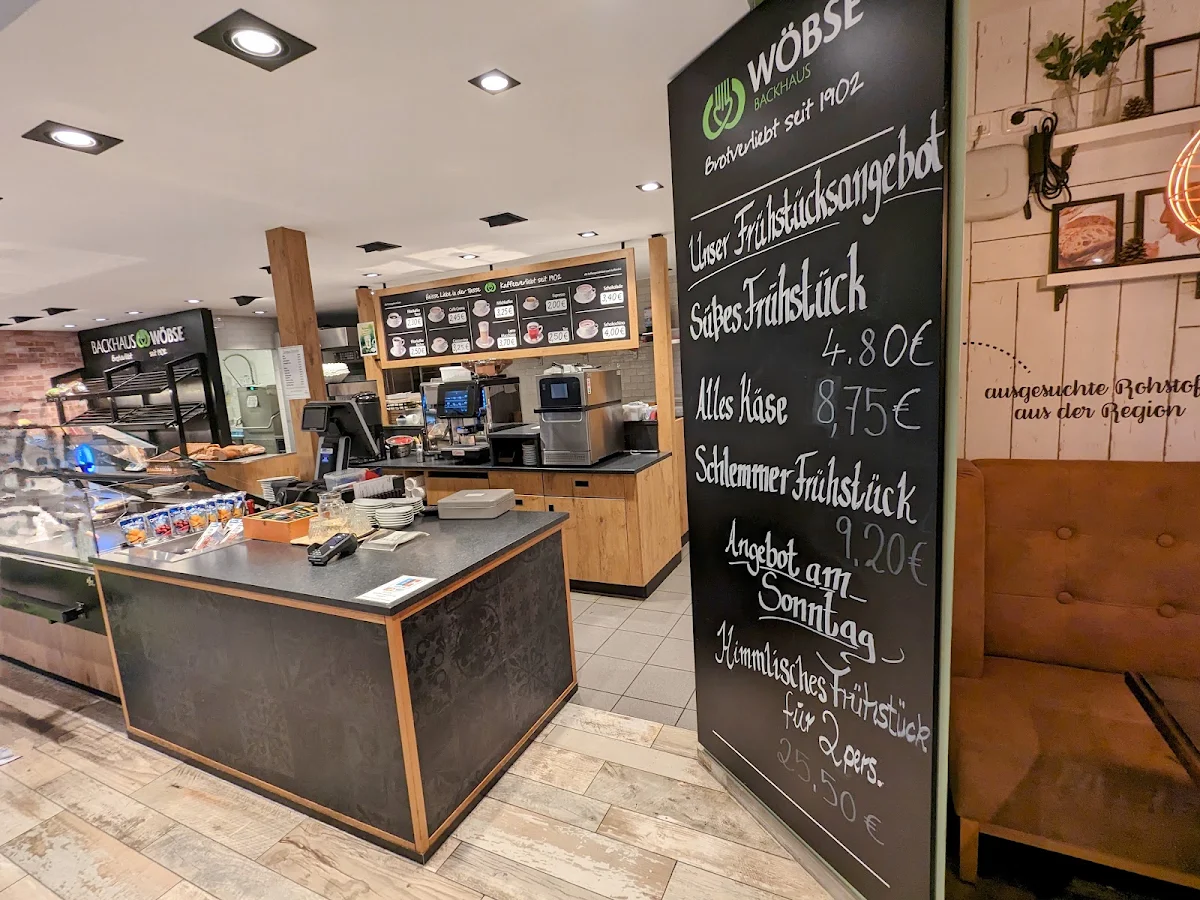 Speisekarte, Bäckerei Wöbse