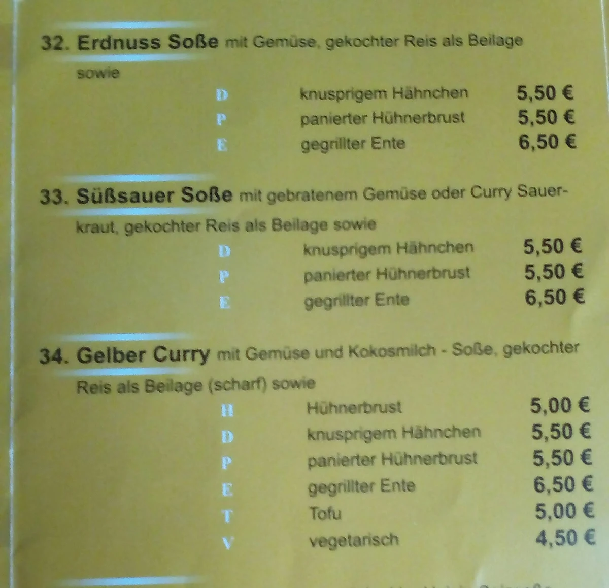 Speisekarte photo 9