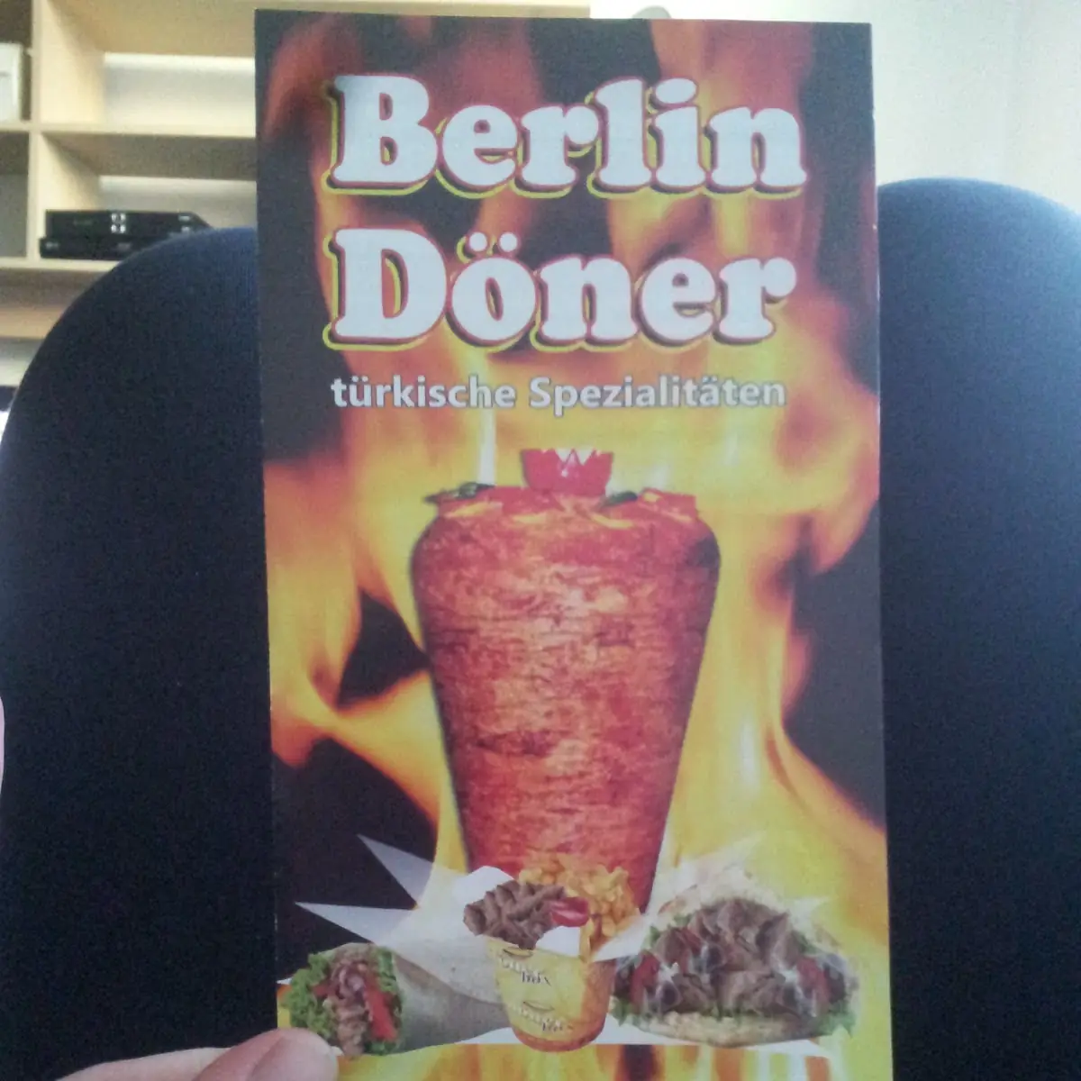Speisekarte, Berlin Döner Türkische Spezialitäten