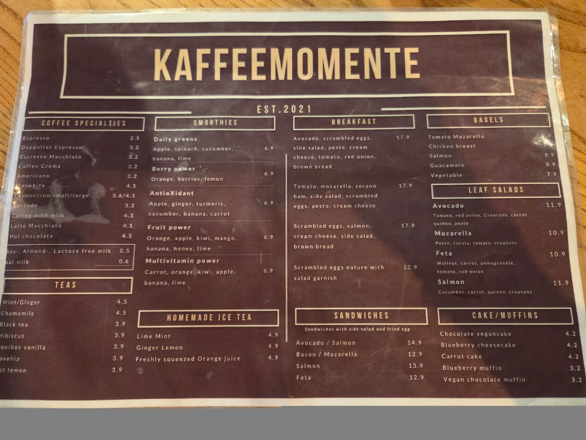 Speisekarte photo 3