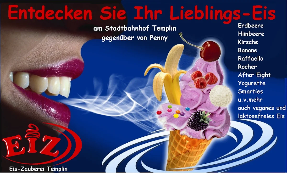 Speisekarte, EIS-Zauberei Templin