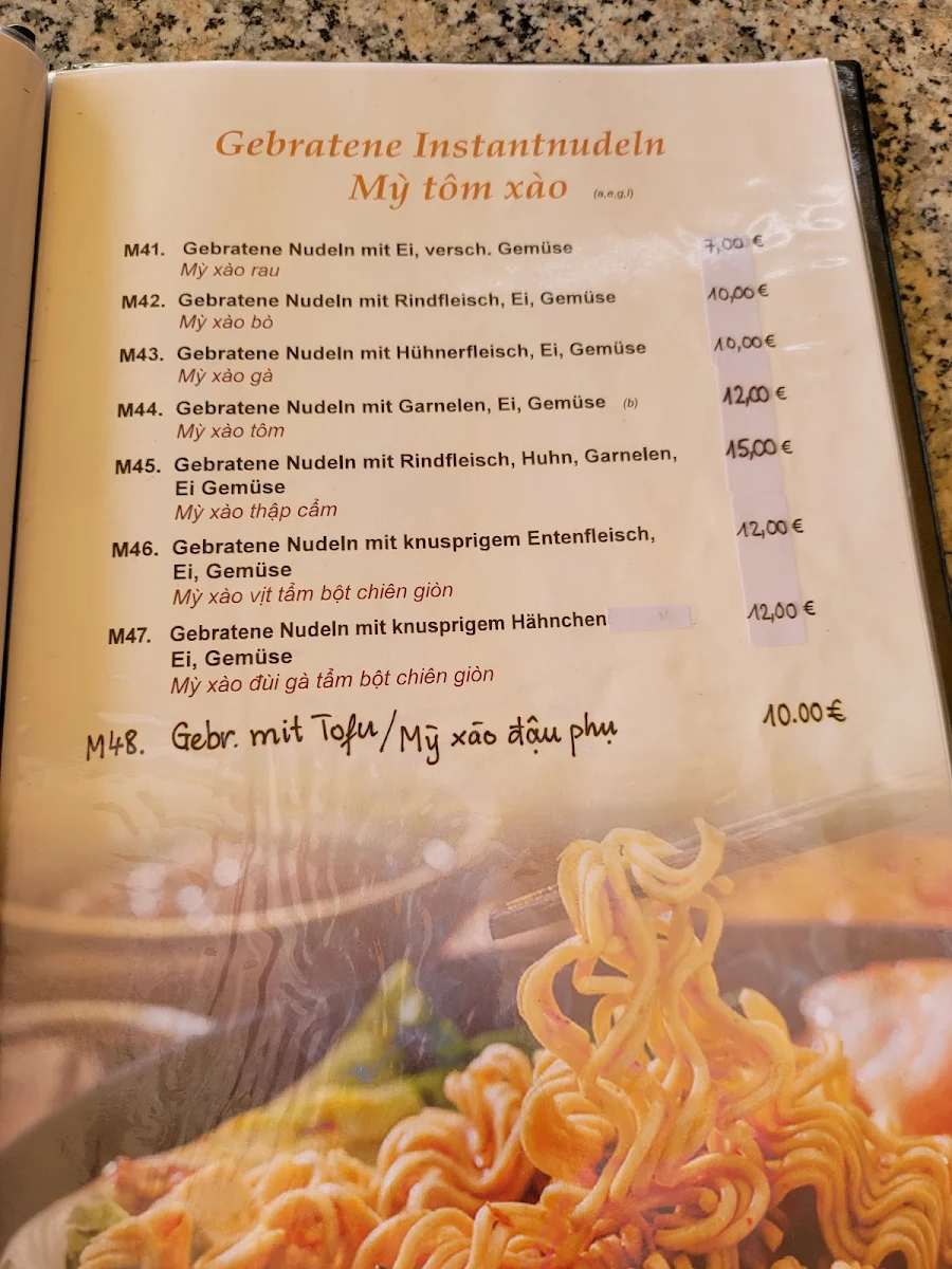 Speisekarte, Tôm Tôm Quán