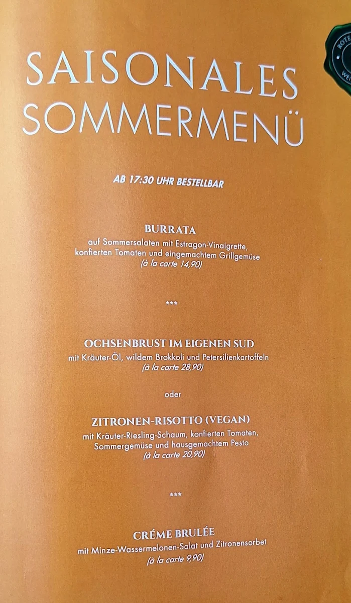 Speisekarte photo 2