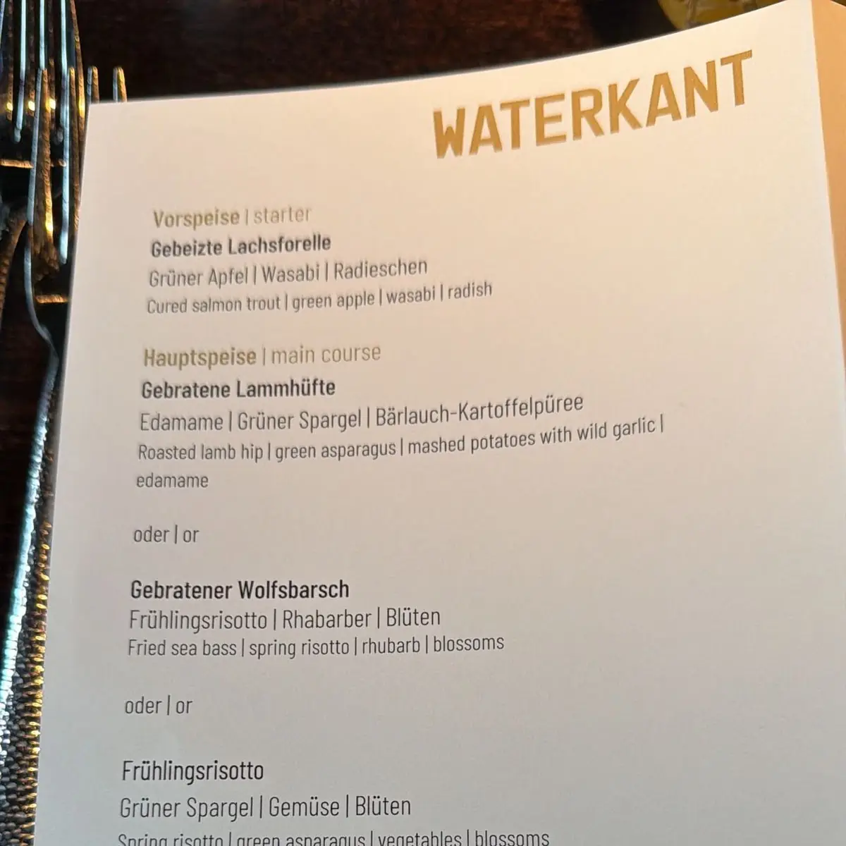 Speisekarte photo 1