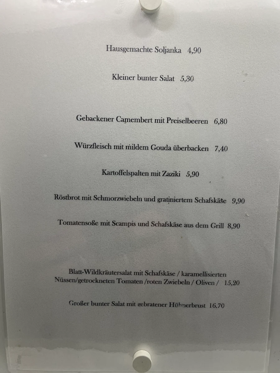 Speisekarte photo 1