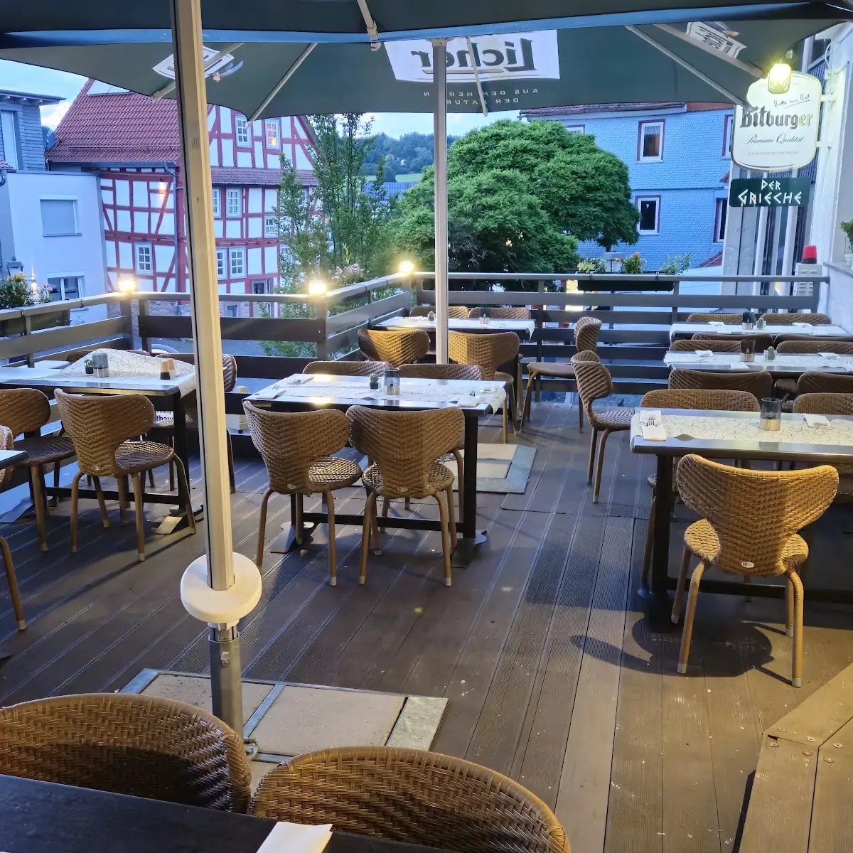 Atmosphäre, Restaurant Der Grieche