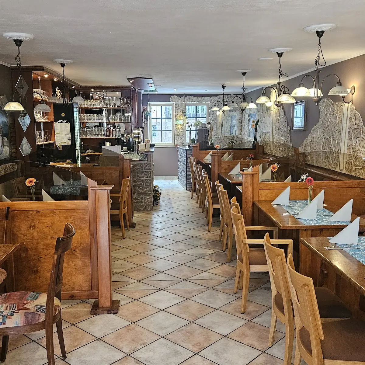 Atmosphäre, Restaurant Der Grieche
