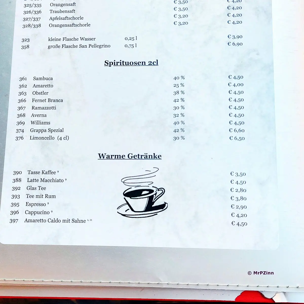 Speisekarte photo 1