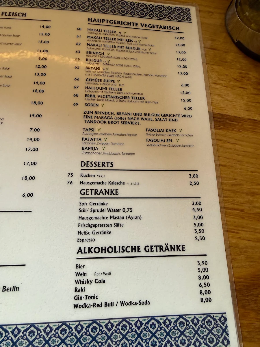 Speisekarte photo 6