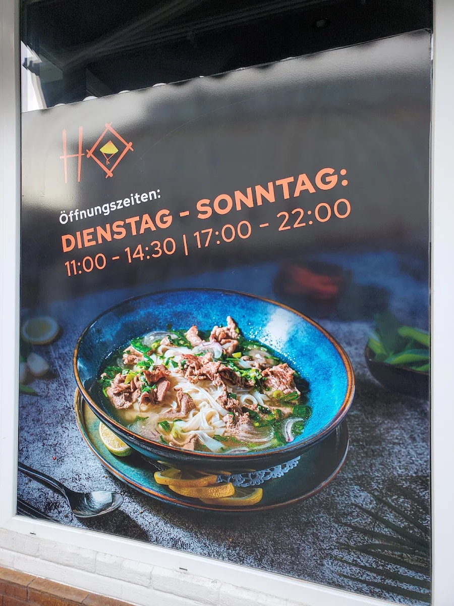 Speisekarte, HO Asia Cuisine