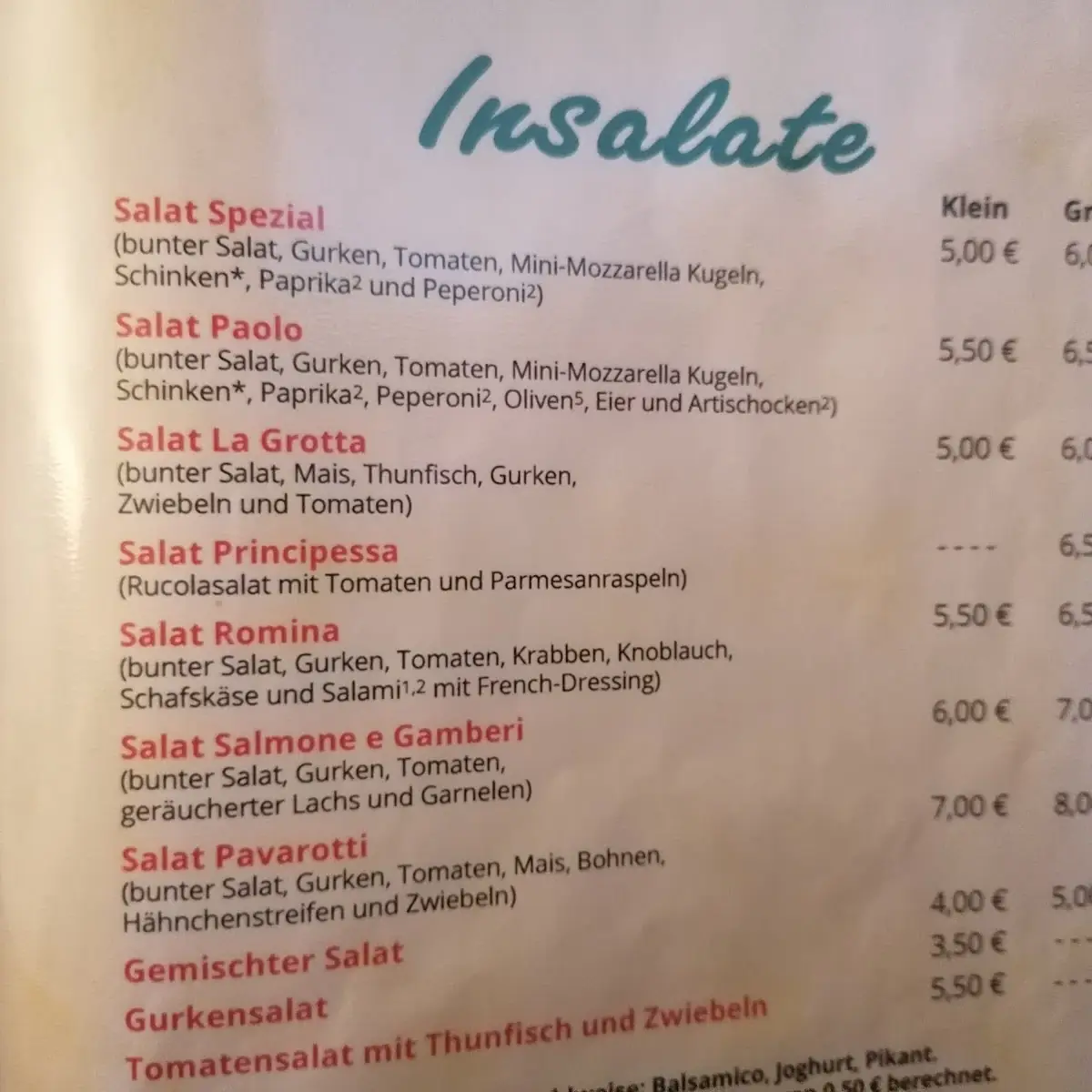 Speisekarte photo 10