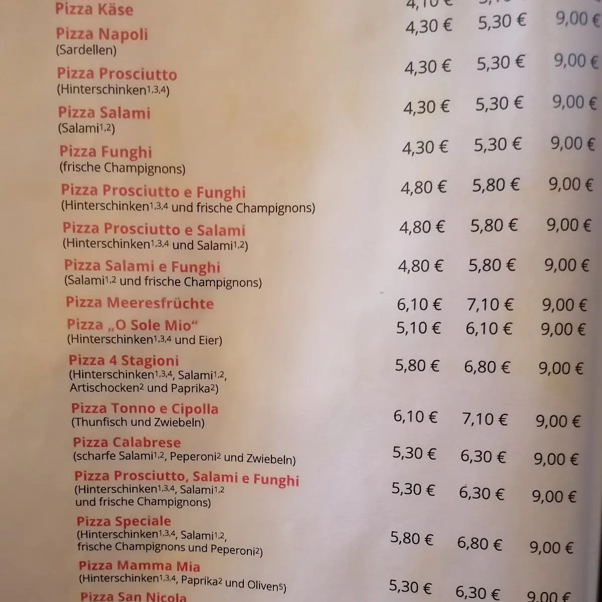 Speisekarte photo 9