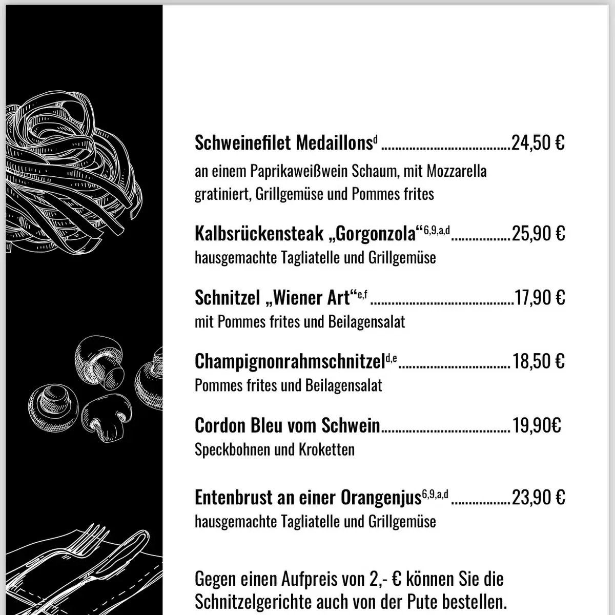 Speisekarte photo 5