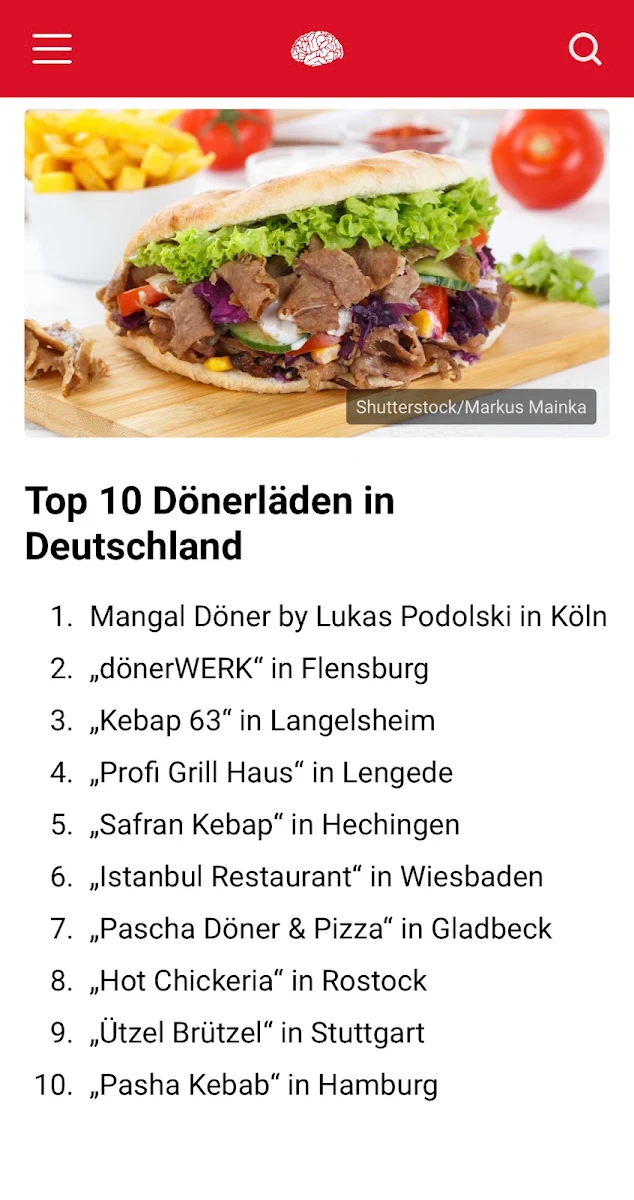 Speisekarte photo 2