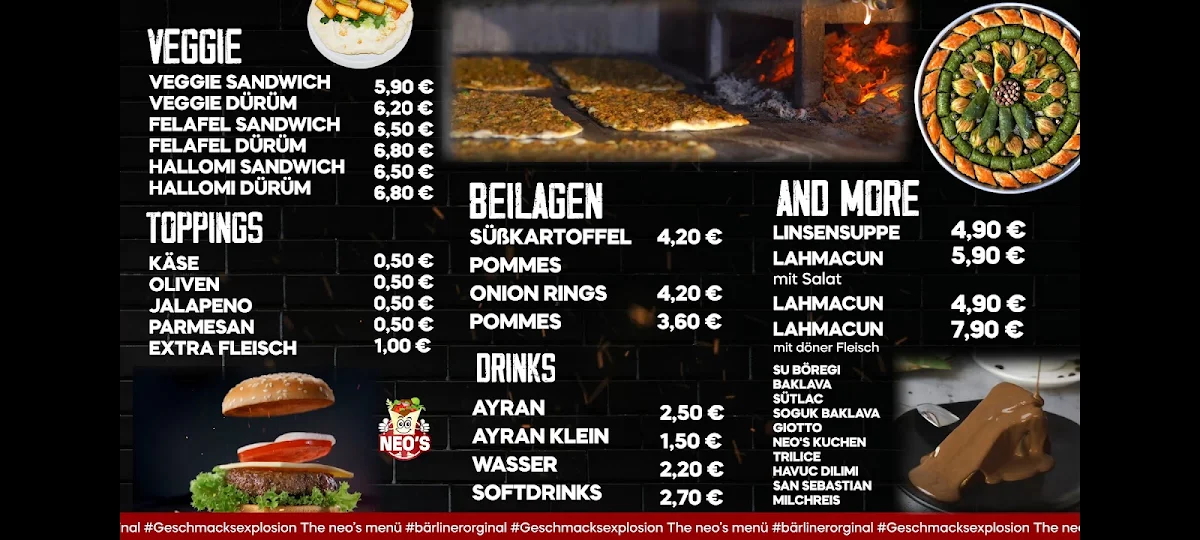 Speisekarte photo 2