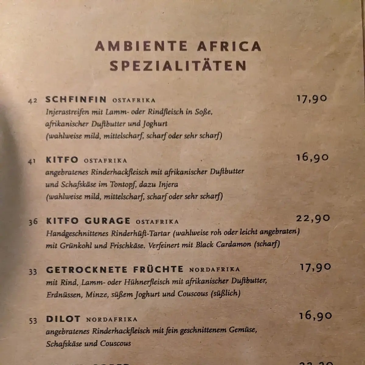 Speisekarte photo 10