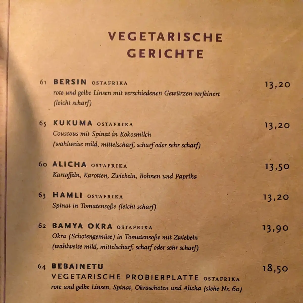 Speisekarte photo 7