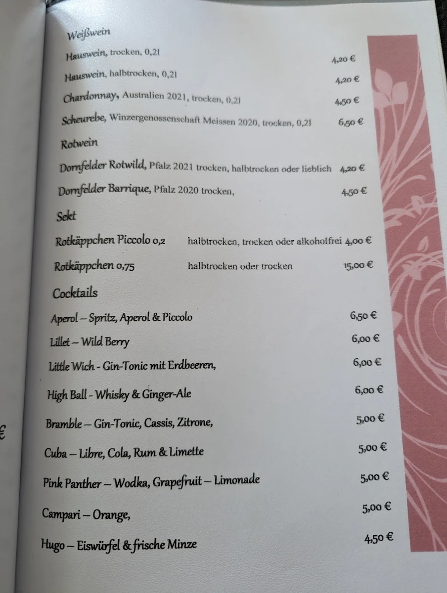 Speisekarte photo 6