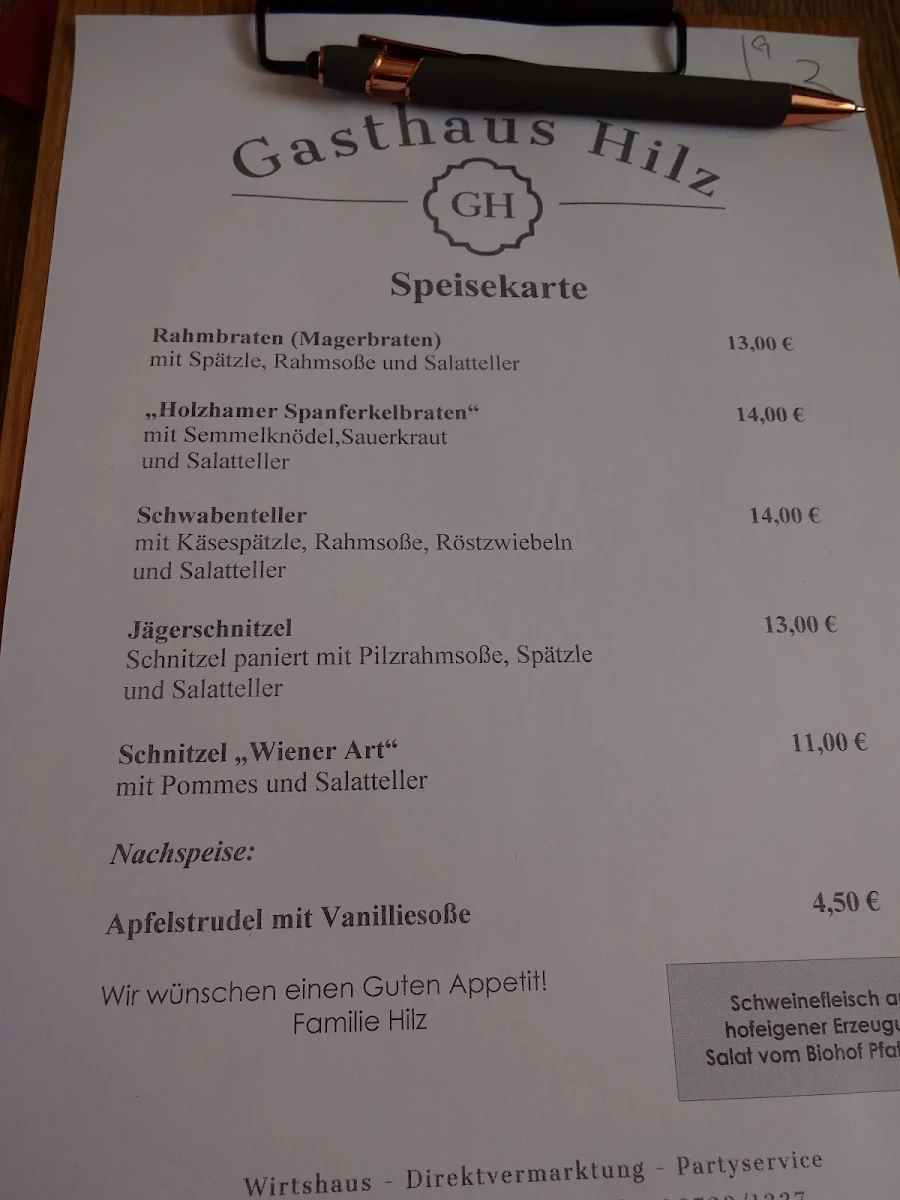 Speisekarte photo 2
