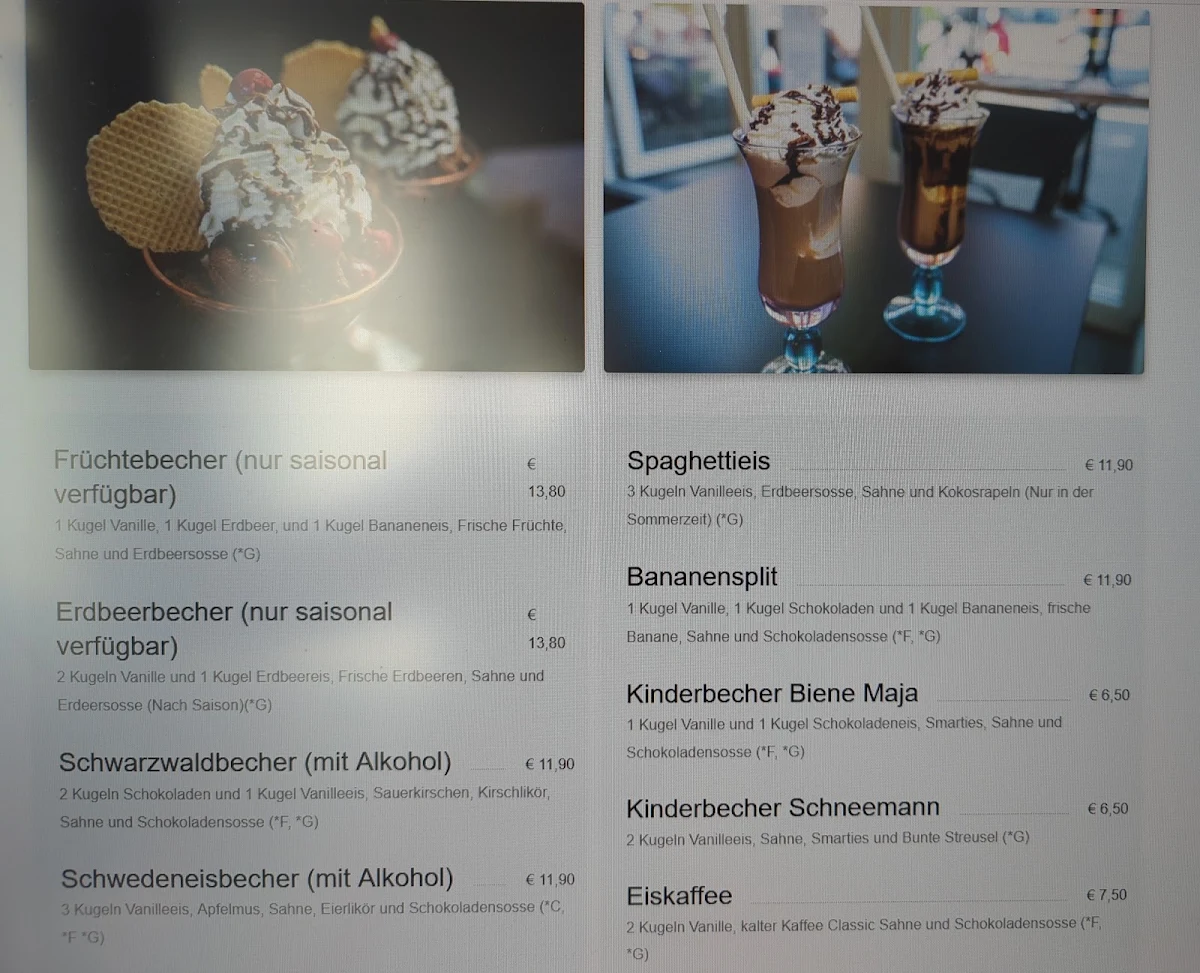 Speisekarte photo 2