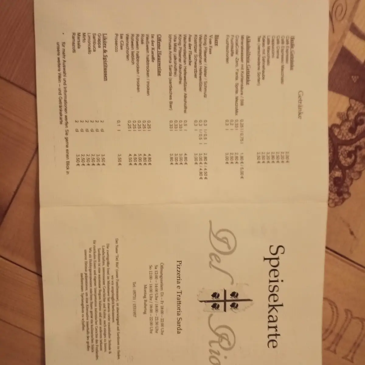 Speisekarte photo 4