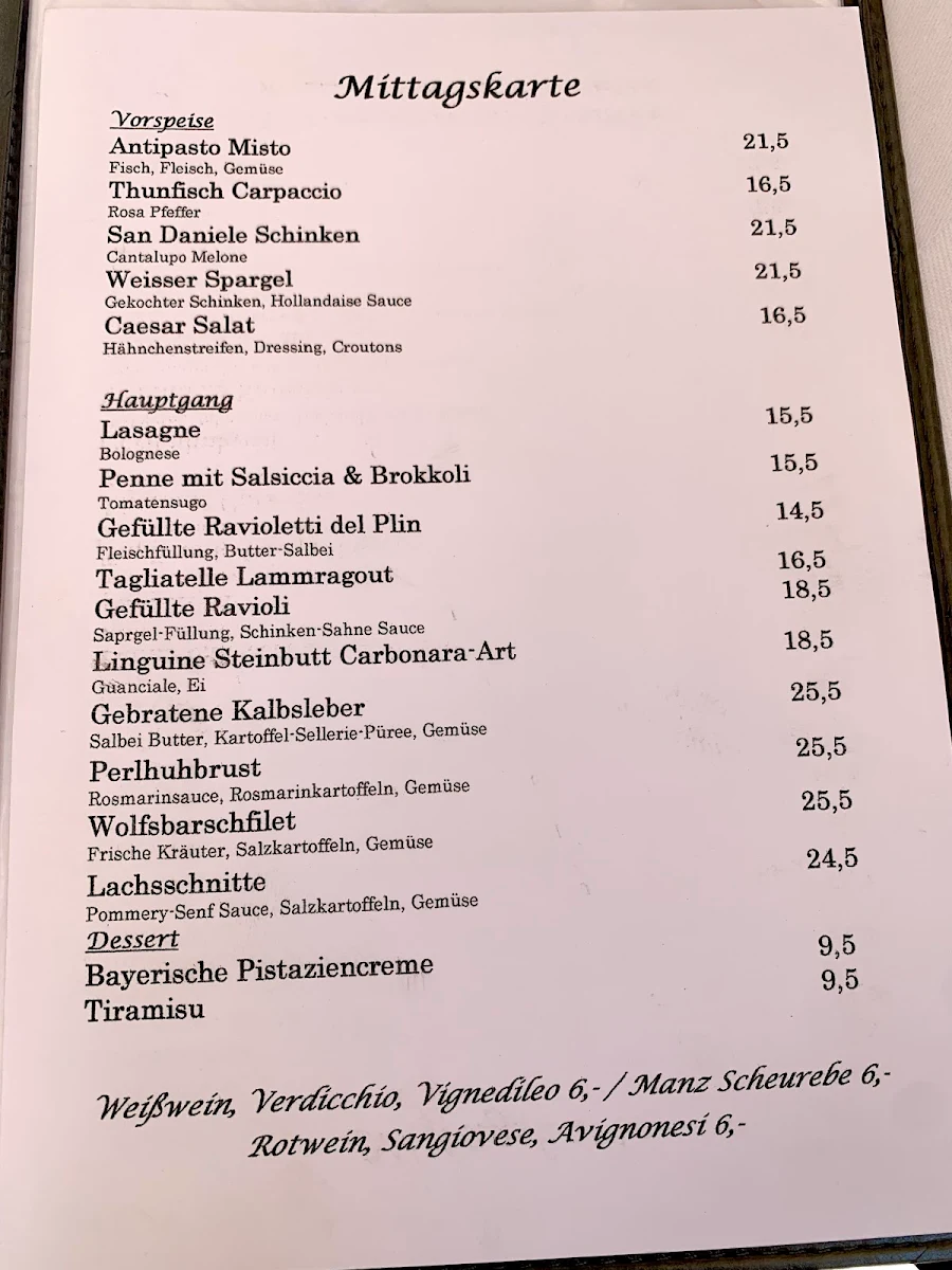 Speisekarte photo 3