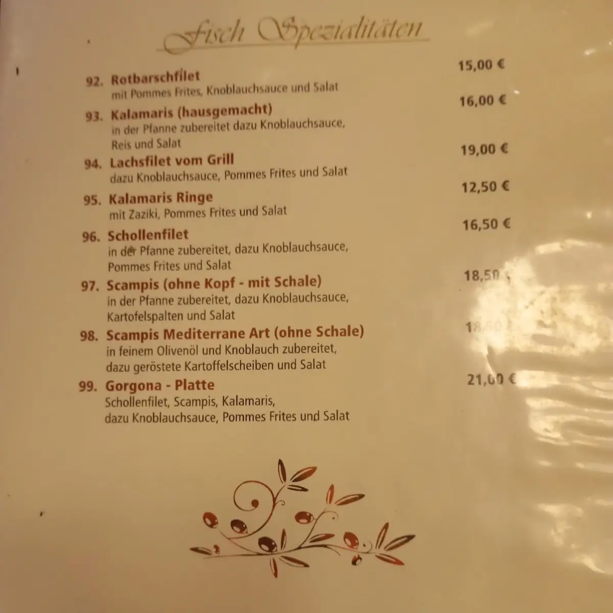 Speisekarte photo 3