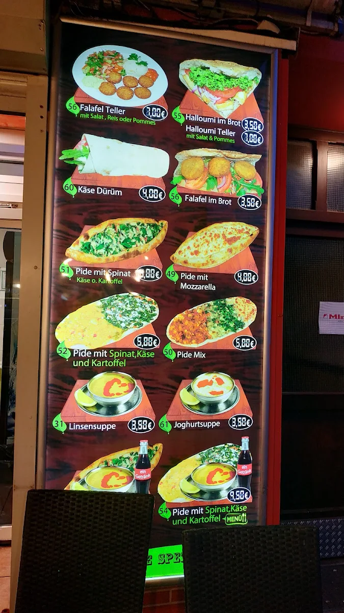 Speisekarte, Imren Grill