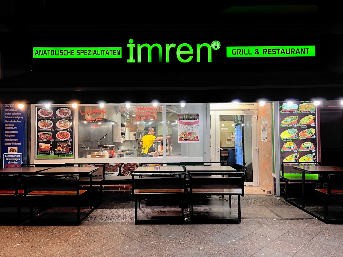 Speisekarte, Imren Grill