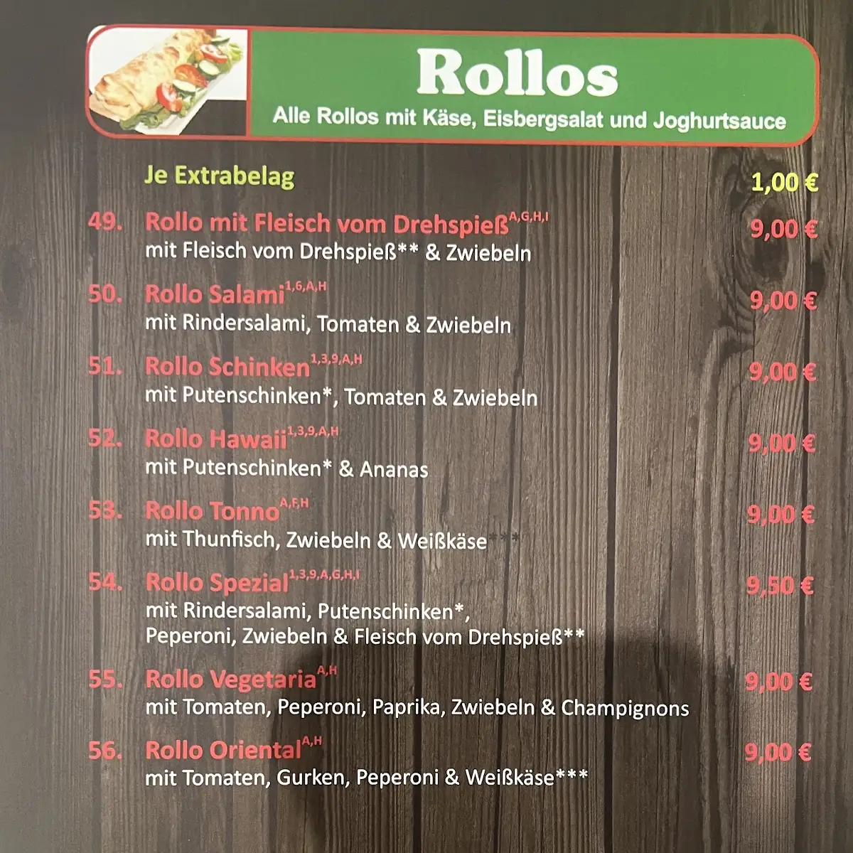 Speisekarte photo 10