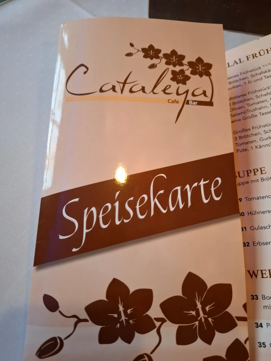 Speisekarte, Cataleya Café | Bar