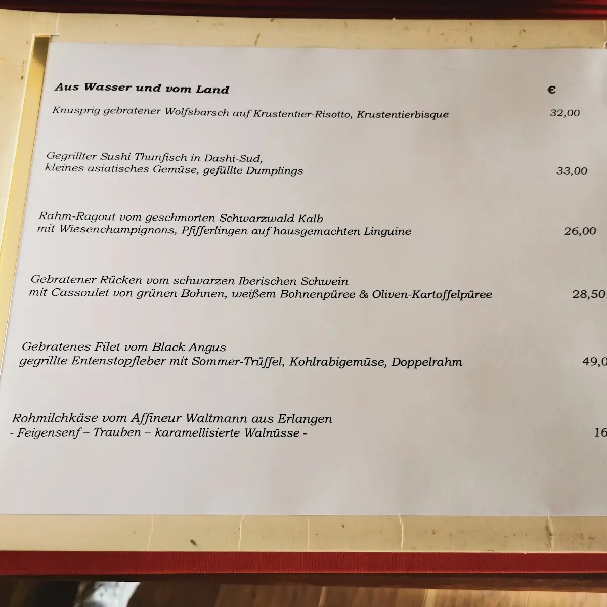 Speisekarte photo 3