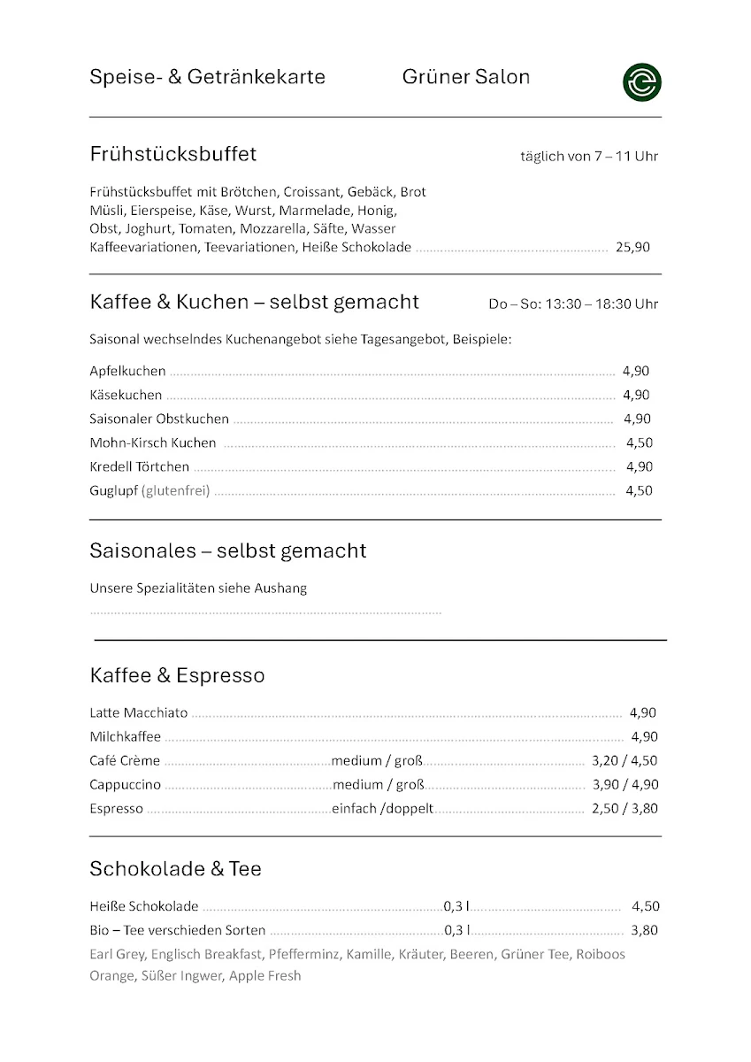 Speisekarte photo 3