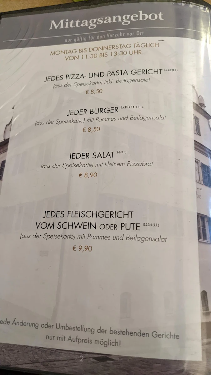 Speisekarte photo 6