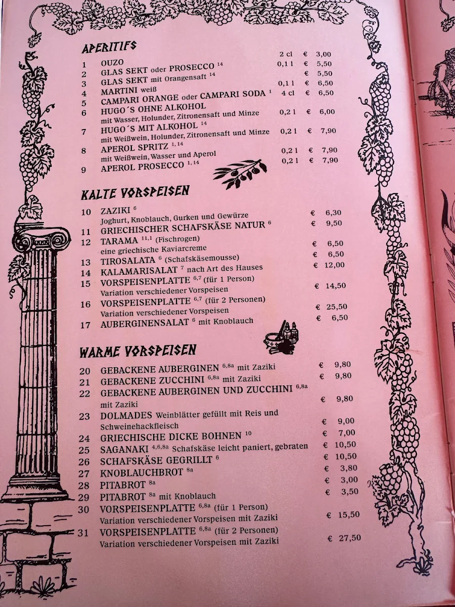 Speisekarte photo 1