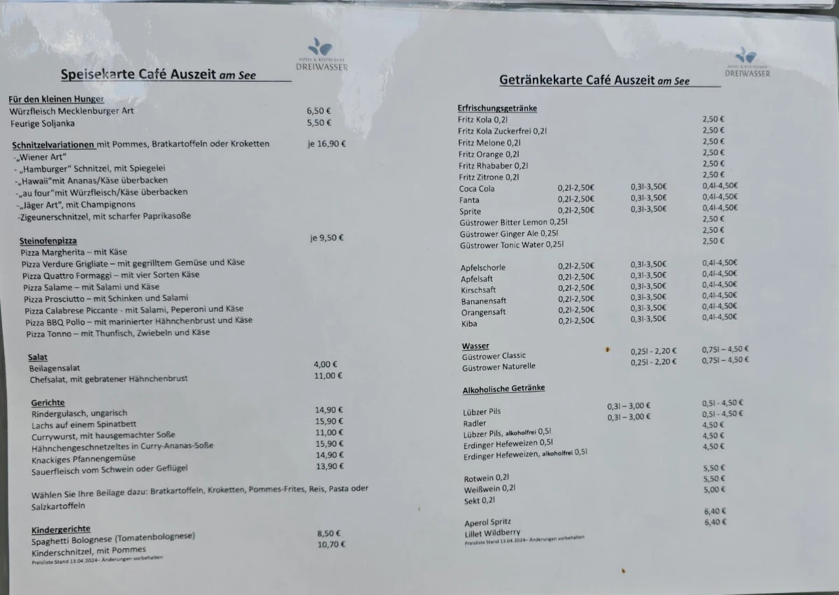 Speisekarte photo 2