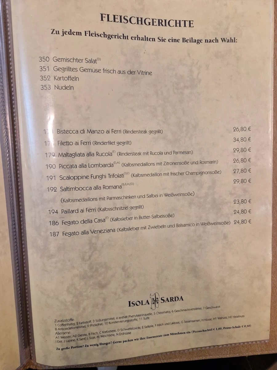 Speisekarte photo 1