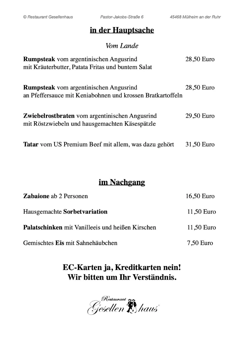 Speisekarte photo 3