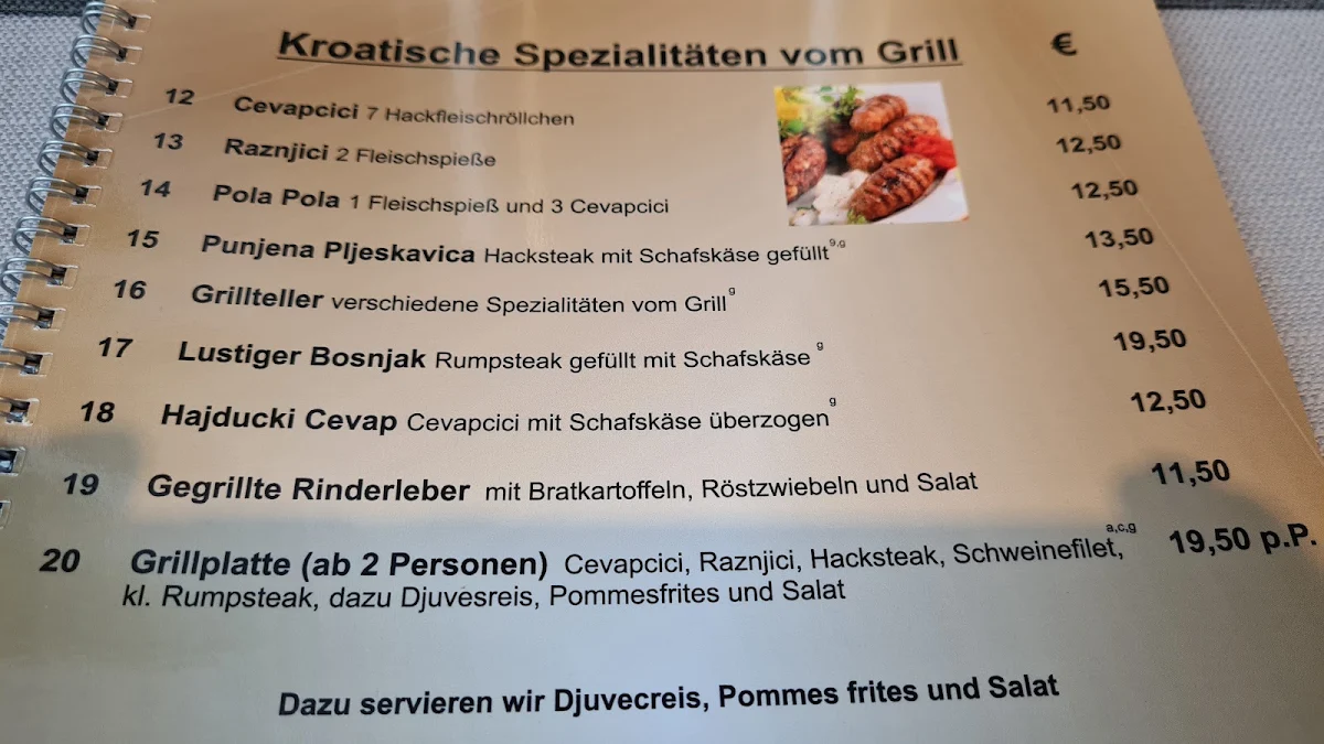 Speisekarte photo 1