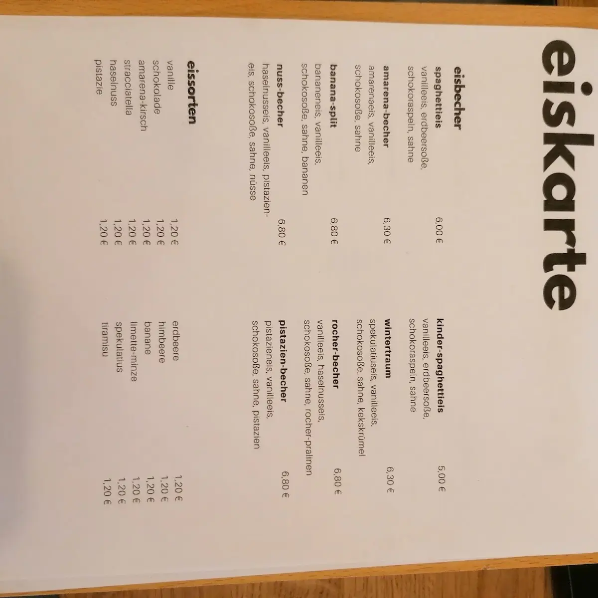 Speisekarte photo 7